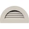 Ekena Millwork Half Round Gable Vent Primed, Functional, Pine Gable Vent w/ 1" x 4" Flat Trim Frame, 30"W x 15"H GVWHR30X1501SFPPI - alternate 1